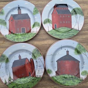 Warran Kimble 1998 Barnsdecorative plates